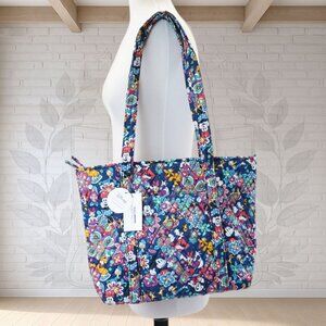 NEW ❤️ vera bradley Disney Mickey & Friends Playful Floral Small Vera Tote